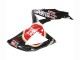 Carenagens Moto Suzuki GSXR 600 / GSXR 750 2008-2010 - Preto Brilhante Vermelho Branco Motul Lucky Strike