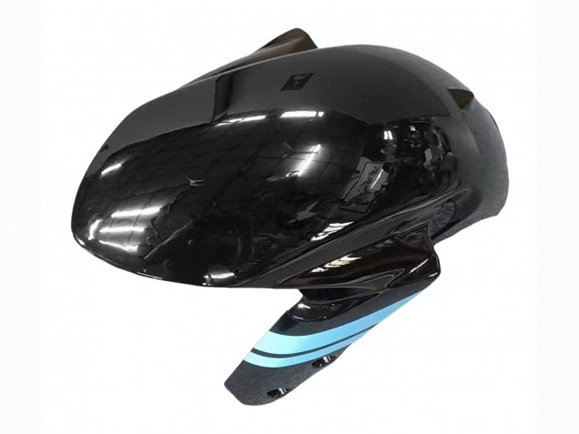 Carenagens Moto Suzuki GSXR 600 / GSXR 750 2011-2024 - Preto Brilhante Azul Claro