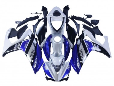 Carenagens Moto Yamaha YZF R3/R25 2015-2018 - Branco Azul Preto Yamalube