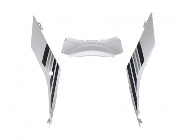 Carenagem Moto Yamaha YZF R3/R25 2015-2018 - Branco Vermelho Preto Fosco