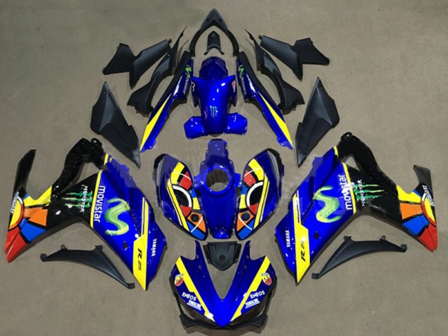 Carenagens Moto Yamaha YZF R3/R25 2015-2018 - Azul Amarelo Vermelho Preto Verde Monstro