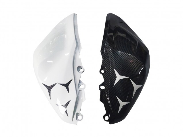 Carenagens Moto Yamaha YZF R3/R25 2015-2018 - Branco Verde Preto Brilhante