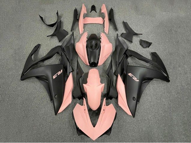 Carenagens Moto Yamaha YZF R3/R25 2015-2018 - Rosa Preto Fosco