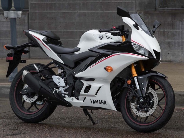 Carenagens Moto Yamaha YZF R3/R25 2015-2018 - Branco Vermelho