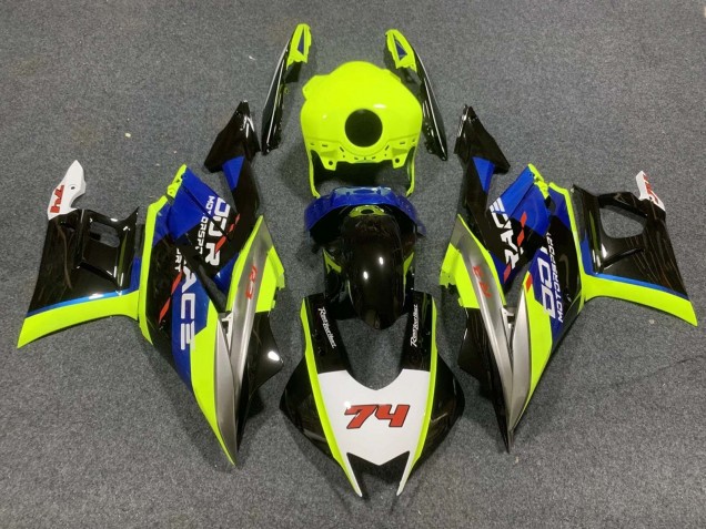 Carenagens Moto Yamaha YZF R3/R25 2015-2018 - Amarelo Branco Prata Azul Preto Brilhante