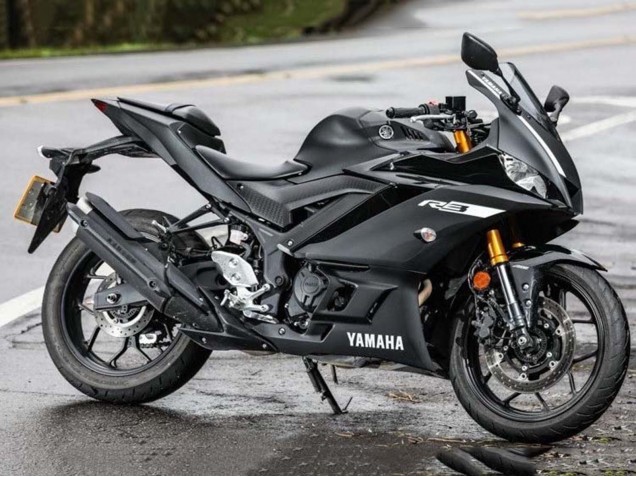 Carenagens Moto Yamaha YZF R3/R25 2019-2021 - Preto Fosco Prata