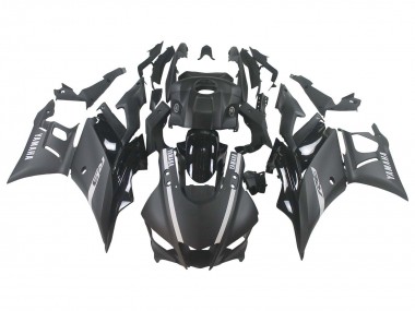 Carenagens Moto Yamaha YZF R3/R25 2019-2021 - Preto Fosco Prata