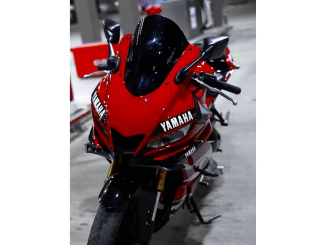 Carenagens Moto Yamaha YZF R3/R25 2019-2021 - Vermelho Escuro Branco Prata Preto Valsir