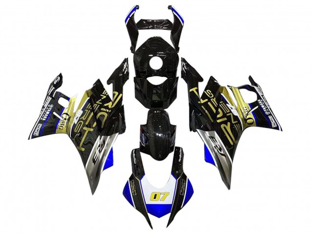 Carenagens Moto Yamaha YZF R3/R25 2019-2021 - Branco Azul Preto Ouro Trick Star 07