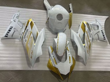 Carenagens Moto Yamaha YZF R3/R25 2019-2021 - Branco Ouro Semakin Didepan