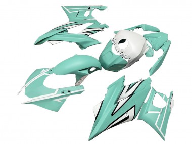 Carenagens Moto Yamaha YZF R3/R25 2019-2021 - Verde Claro Branco Preto