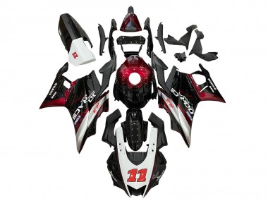 Carenagens Moto Yamaha YZF R3/R25 2019-2021 - Branco Vermelho Preto 11