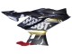 Carenagens Moto Yamaha YZF R3/R25 2022-2024 - Preto Fibra de Carbono Estilo Ouro Vermelho ABBOT