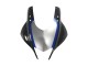 Carenagens Moto Yamaha YZF R3/R25 2022-2024 - Preto Fibra de Carbono Estilo Prata Azul