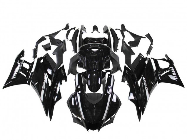 Carenagens Moto Yamaha YZF R3/R25 2022-2024 - Preto Brilhante