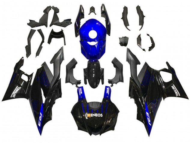 Carenagens Moto Yamaha YZF R3/R25 2022-2024 - Azul Preto ENEOS Yamalube