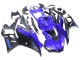 Carenagem Moto Yamaha YZF R3/R25 2022-2024 - Azul Preto Fosco