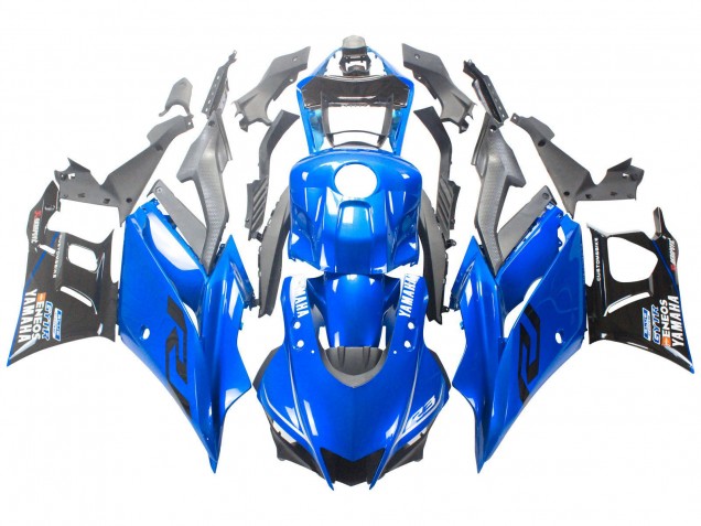 Carenagens Moto Yamaha YZF R3/R25 2022-2024 - Azul Preto ENEOS