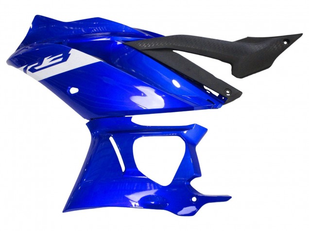 Carenagens Moto Yamaha YZF R3/R25 2022-2024 - Azul Branco Preto Fosco