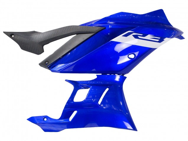 Carenagens Moto Yamaha YZF R3/R25 2022-2024 - Azul Branco Preto Fosco