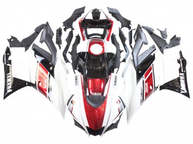 Carenagens Moto Yamaha YZF R3/R25 2022-2024 - Branco Vermelho Preto Yamalube