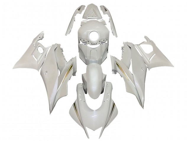 Carenagens Moto Yamaha YZF R3/R25 2022-2024 - Branco Ouro