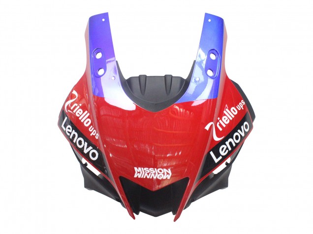 Carenagens Moto Yamaha YZF R3/R25 2022-2024 - Vermelho Azul Preto Lenovo Valsir