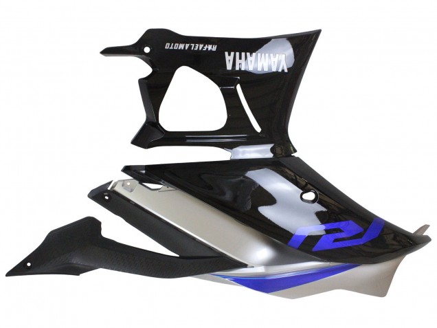 Carenagens Moto Yamaha YZF R3/R25 2022-2024 - Prata Azul Preto Brilhante