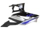 Carenagens Moto Yamaha YZF R3/R25 2022-2024 - Prata Azul Preto Brilhante