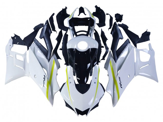 Carenagens Moto Yamaha YZF R3/R25 2022-2024 - Branco Amarelo Preto