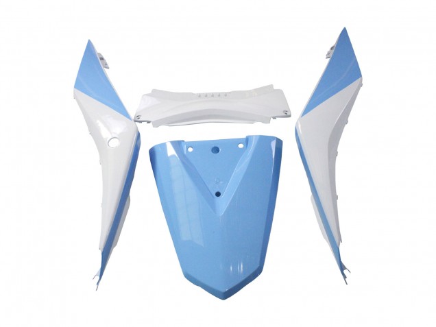 Carenagens Moto Yamaha YZF R3/R25 2022-2024 - Branco Azul Claro