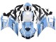 Carenagens Moto Yamaha YZF R3/R25 2022-2024 - Branco Azul Claro
