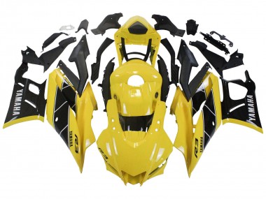Carenagem Moto Yamaha YZF R3/R25 2022-2024 - Amarelo Preto
