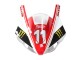 Carenagens Moto Yamaha YZF 1000 R1 1998-1999 - Vermelho Branco Preto Amarelo Monstro Milwaukee MAXXIS 11