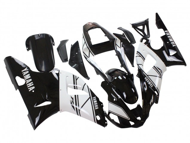 Carenagens Moto Yamaha YZF 1000 R1 2000-2001 - Branco Preto
