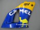 Carenagens Moto Yamaha YZF 1000 R1 2000-2001 - Branco Amarelo Azul Motul Camelo