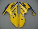 Carenagens Moto Yamaha YZF 1000 R1 2000-2001 - Branco Amarelo Azul Motul Camelo