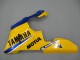 Carenagens Moto Yamaha YZF 1000 R1 2000-2001 - Branco Amarelo Azul Motul Camelo