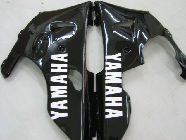 Carenagens Moto Yamaha YZF 1000 R1 2000-2001 - Preto Brilhante Branco Decal