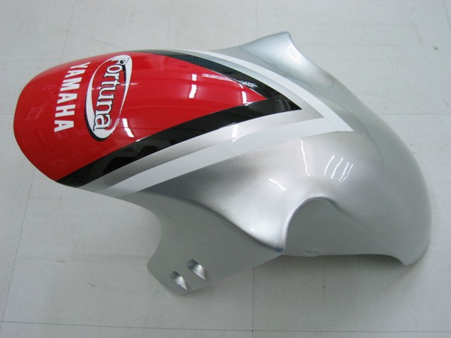 Carenagens Moto Yamaha YZF 1000 R1 2000-2001 - Prata Vermelho Fortuna Motul