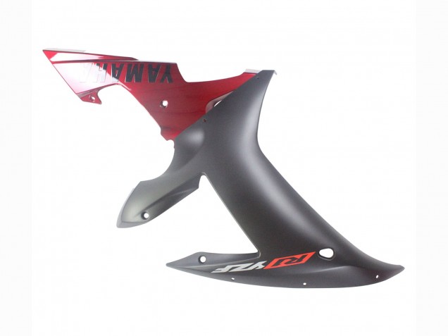 Kits Carenagem Moto Yamaha YZF 1000 R1 2002-2003 - Vermelho Preto Fosco