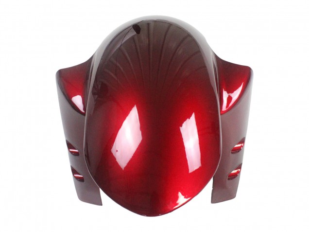 Kits Carenagem Moto Yamaha YZF 1000 R1 2002-2003 - Vermelho Preto Fosco