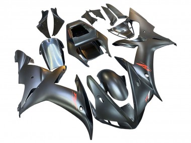 Carenagens Moto Yamaha YZF 1000 R1 2002-2003 - Preto Fosco Vermelho