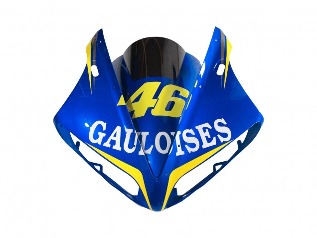 Carenagens Moto Yamaha YZF 1000 R1 2004-2006 - Azul Branco Amarelo Motul Gauloises 46