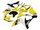 Carenagem Moto Yamaha YZF 1000 R1 2007-2008 - Amarelo Branco Preto
