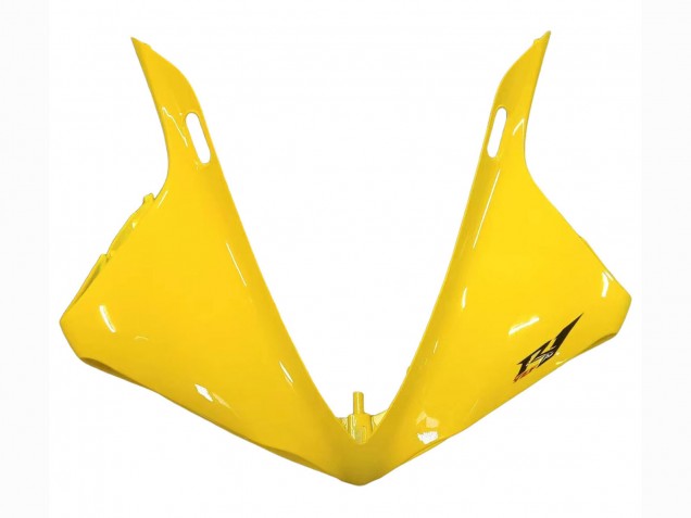 Kits Carenagem Moto Yamaha YZF 1000 R1 2009-2011 - Amarelo Branco Preto Listra