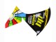 Carenagens Moto Yamaha YZF 1000 R1 2012-2014 - Preto Brilhante Amarelo Verde Azul Vermelho Roda das Cores