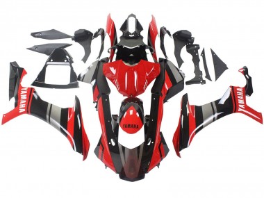 Carenagens Moto Yamaha YZF 1000 R1 2015-2019 - Vermelho Preto Prata