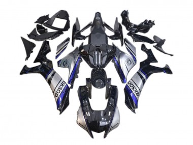 Carenagens Moto Yamaha YZF 1000 R1 2020-2025 - Prata Azul Preto BKSOD