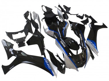 Carenagens Moto Yamaha YZF 1000 R1 2020-2025 - Preto Brilhante Prata Azul
